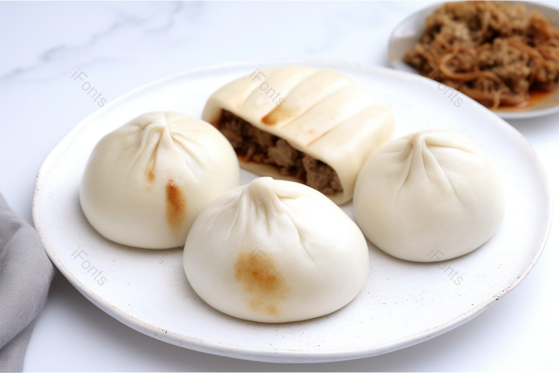 图片电商产品拍摄白色的包子美食,高清,摄影图,摄影图片,图片大全,摄影图免费下载